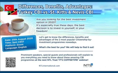 ندوة NTL عبر الانترنت عن برنامج الجنسية عن طريق الاستثمار في تركيا و سانت كيتس ونيفيس