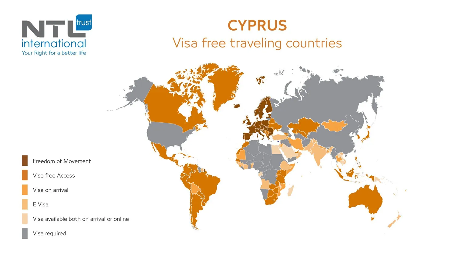 Cyprus Visa free traveling