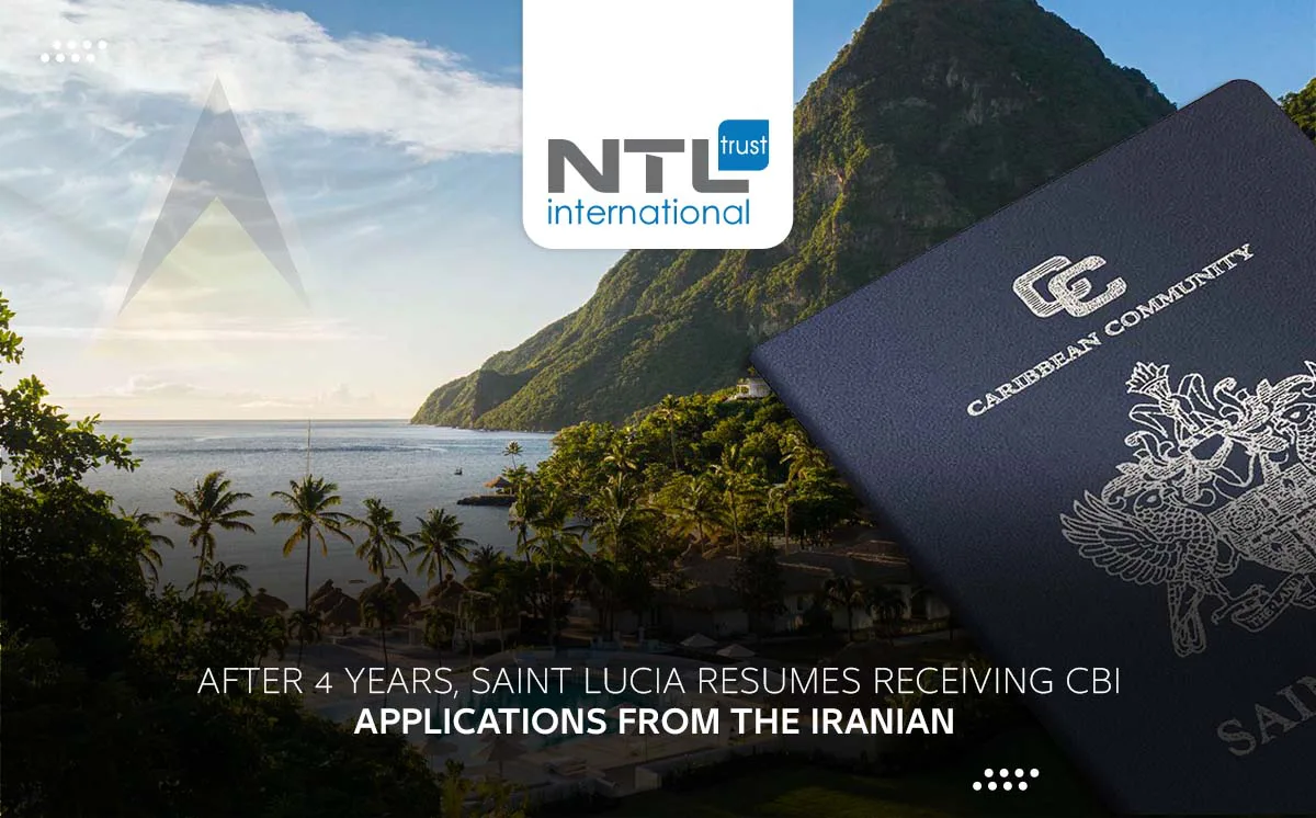 Saint Lucia resumed receiving CBI applications from Iranians