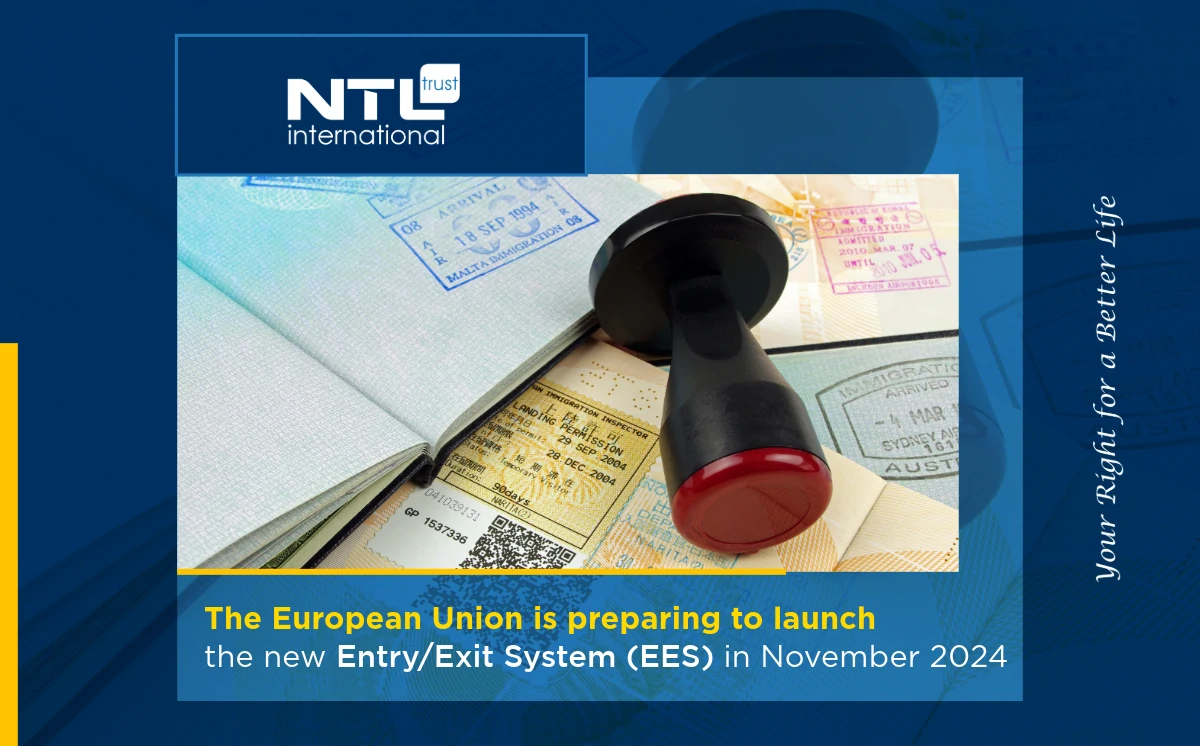 The European union set to launch new entry / exit system (the EES) in November 2024