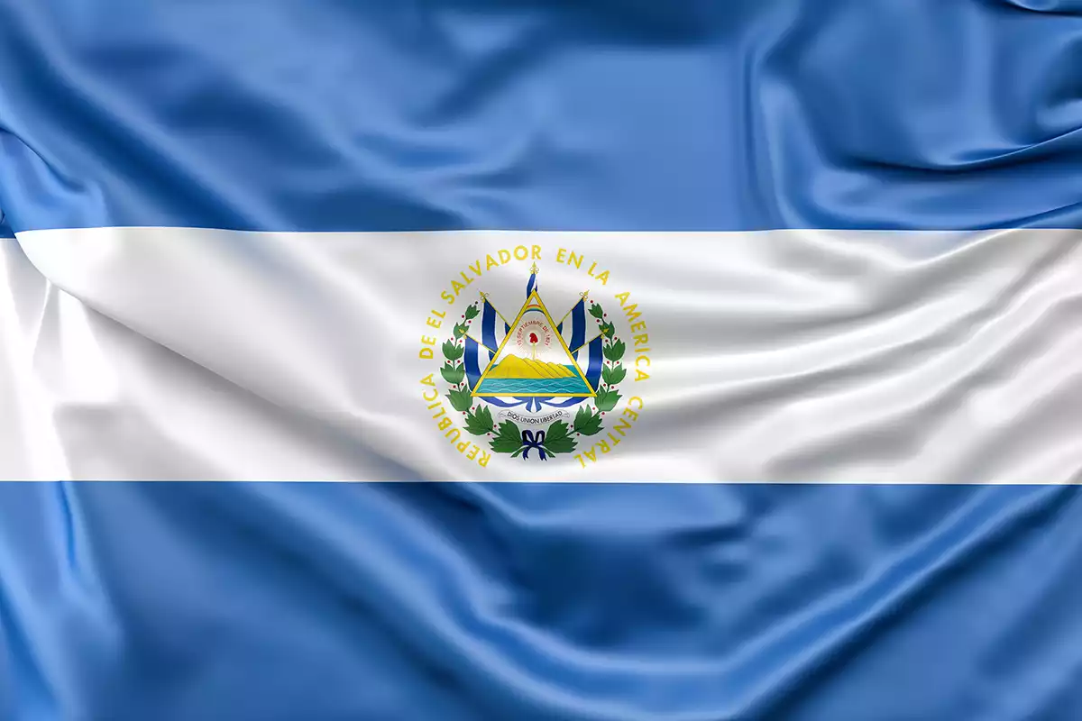 El Salvador Flag - Freedom Passport Program