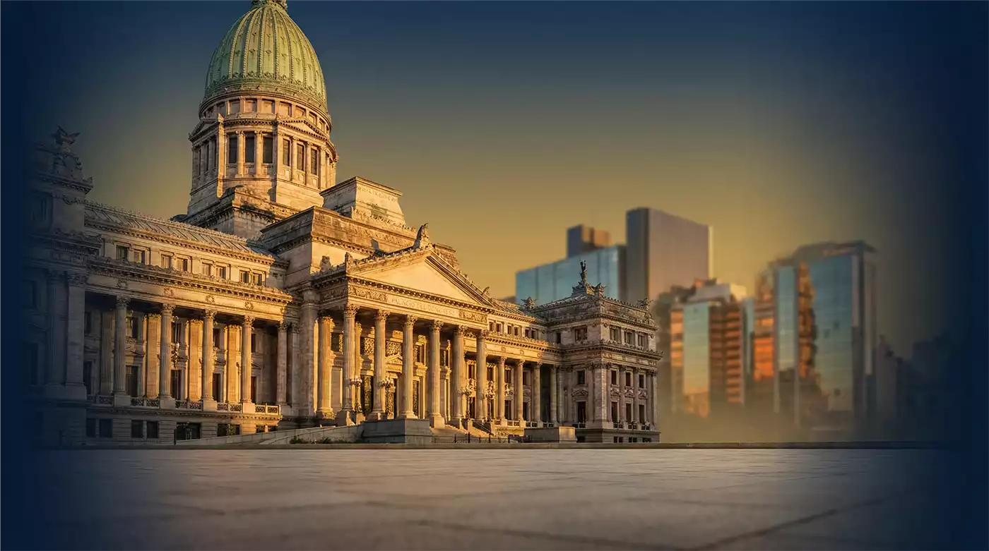 Argentina Congress building representing the 2026 Labor Modernization Law and CBI tax residency reform for investors