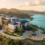 ECCIRA: The New Caribbean CBI Regulator for Five Eastern Caribbean Nations 2 Coastal government building in the Eastern Caribbean representing ECCIRA, the new regional citizenship by investment regulator